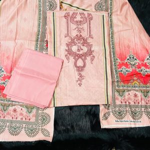 🌸 প্রিমিয়াম সফট কটন থ্রি-পিস কালেকশন 🌸 - Pink